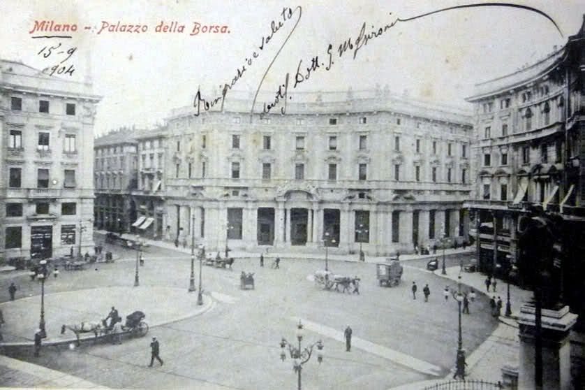 La Borsa di Milano nel 1904