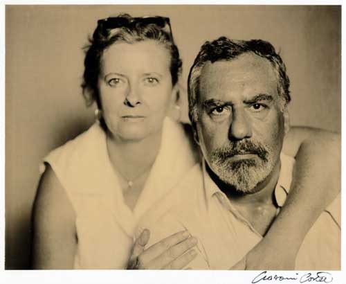 Lorenzo Berti con la moglie, ritratto di Giovanni Gastel